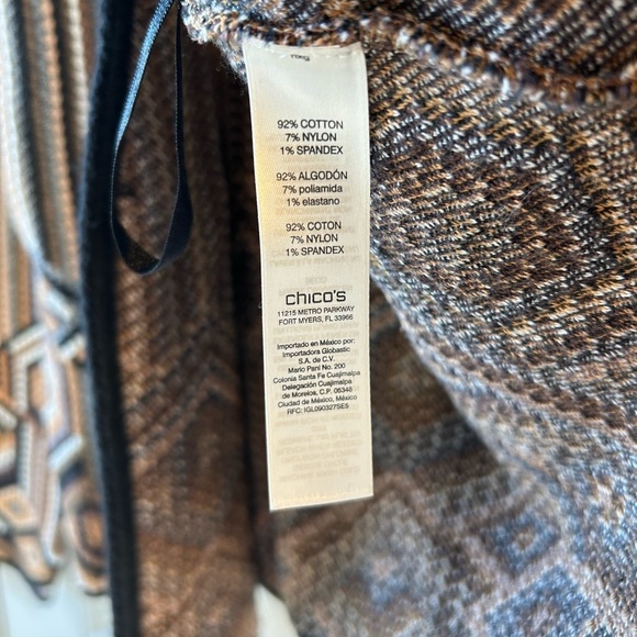 Chicos Ikat knit cardigan - Picture 5 of 7
